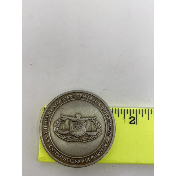 The Judge Advocate General's Department Vintage Air Force Challenge Coin USAF - Picture 2 of 3
